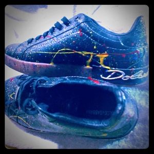 Custom Hand Painted Dolce & Gabbana Tennis Shoes
